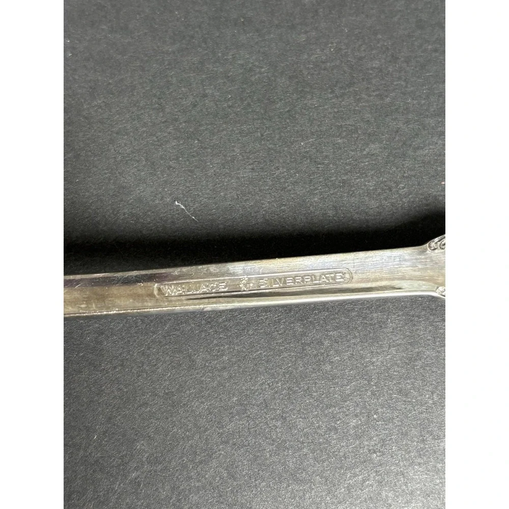 Vintage Wallace Silverplate Pie Server Ornate Scroll Handle Dessert Cake Server